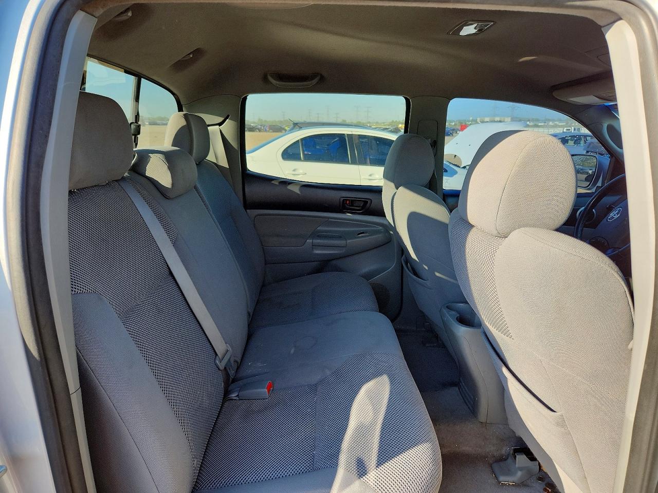 2007 Toyota Tacoma Double Cab Long Bed Silver vin: 5TEMU52N77Z337934