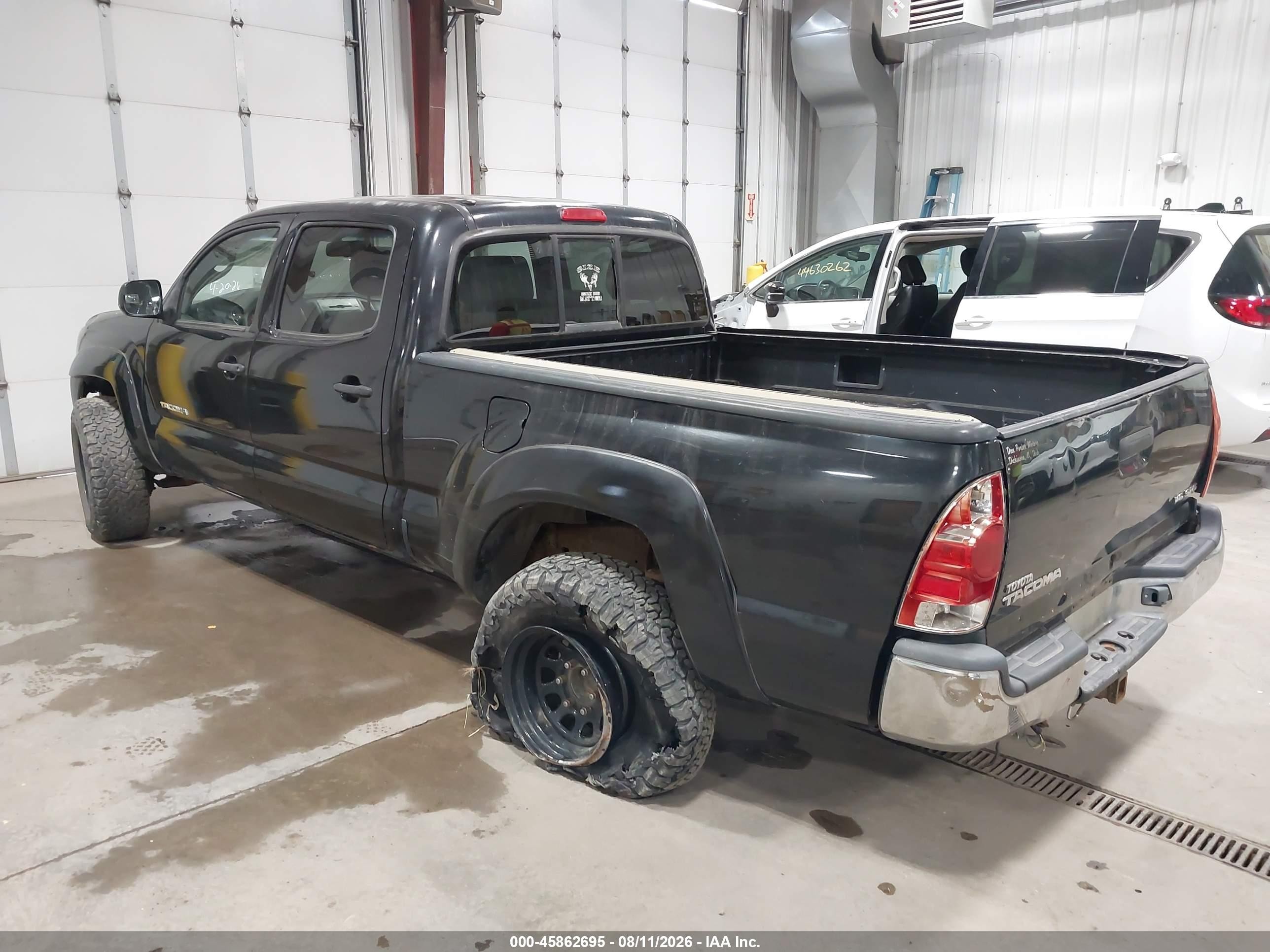 2007 Toyota Tacoma Base V6 Black vin: 5TEMU52N87Z362616