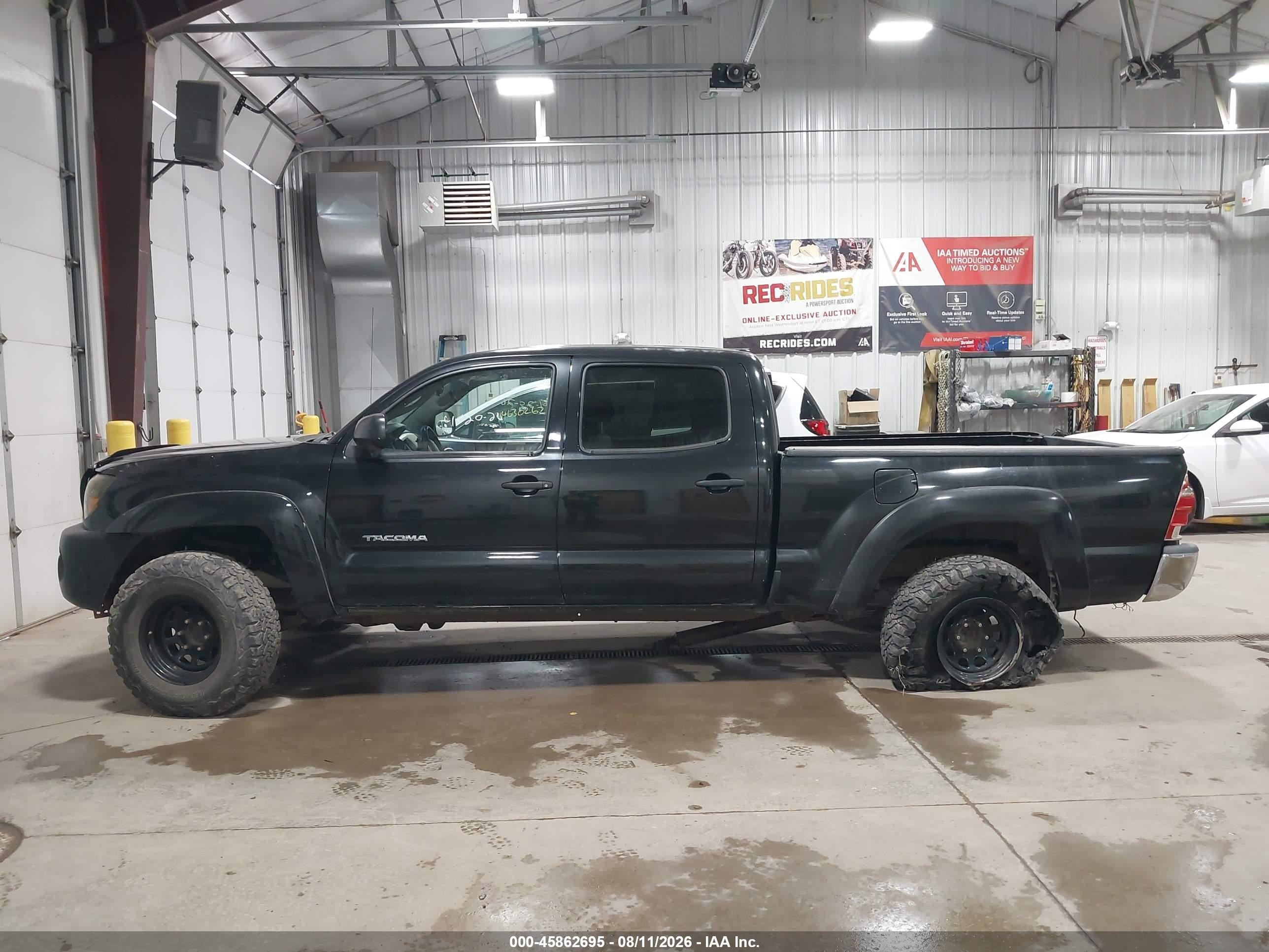 2007 Toyota Tacoma Base V6 Black vin: 5TEMU52N87Z362616