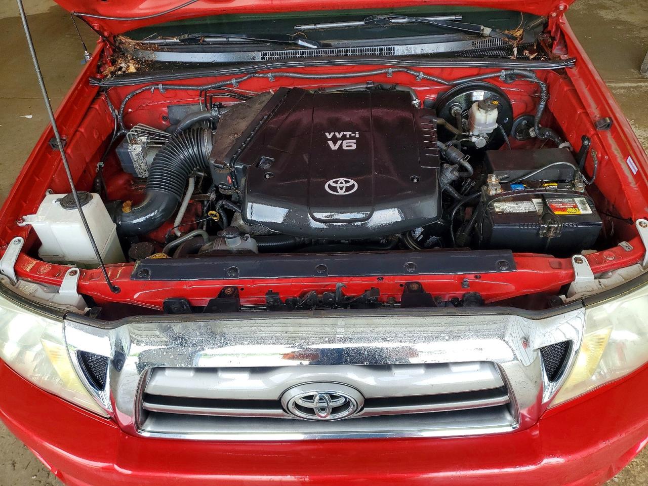 2009 Toyota Tacoma Double Cab Long Bed Maroon vin: 5TEMU52N89Z606168