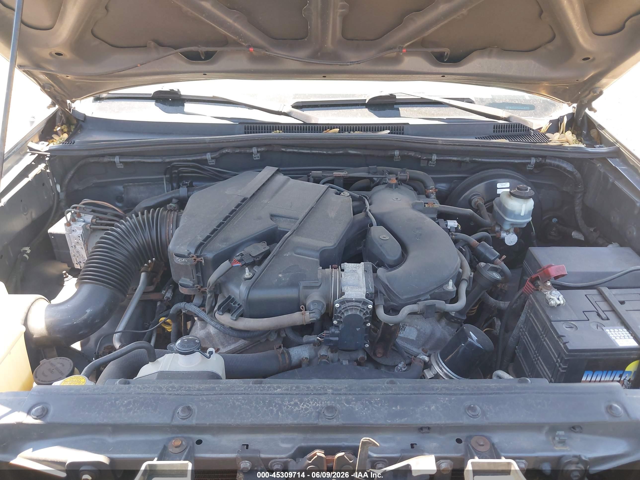 2009 Toyota Tacoma Base V6 Серый vin: 5TEMU52N89Z611287
