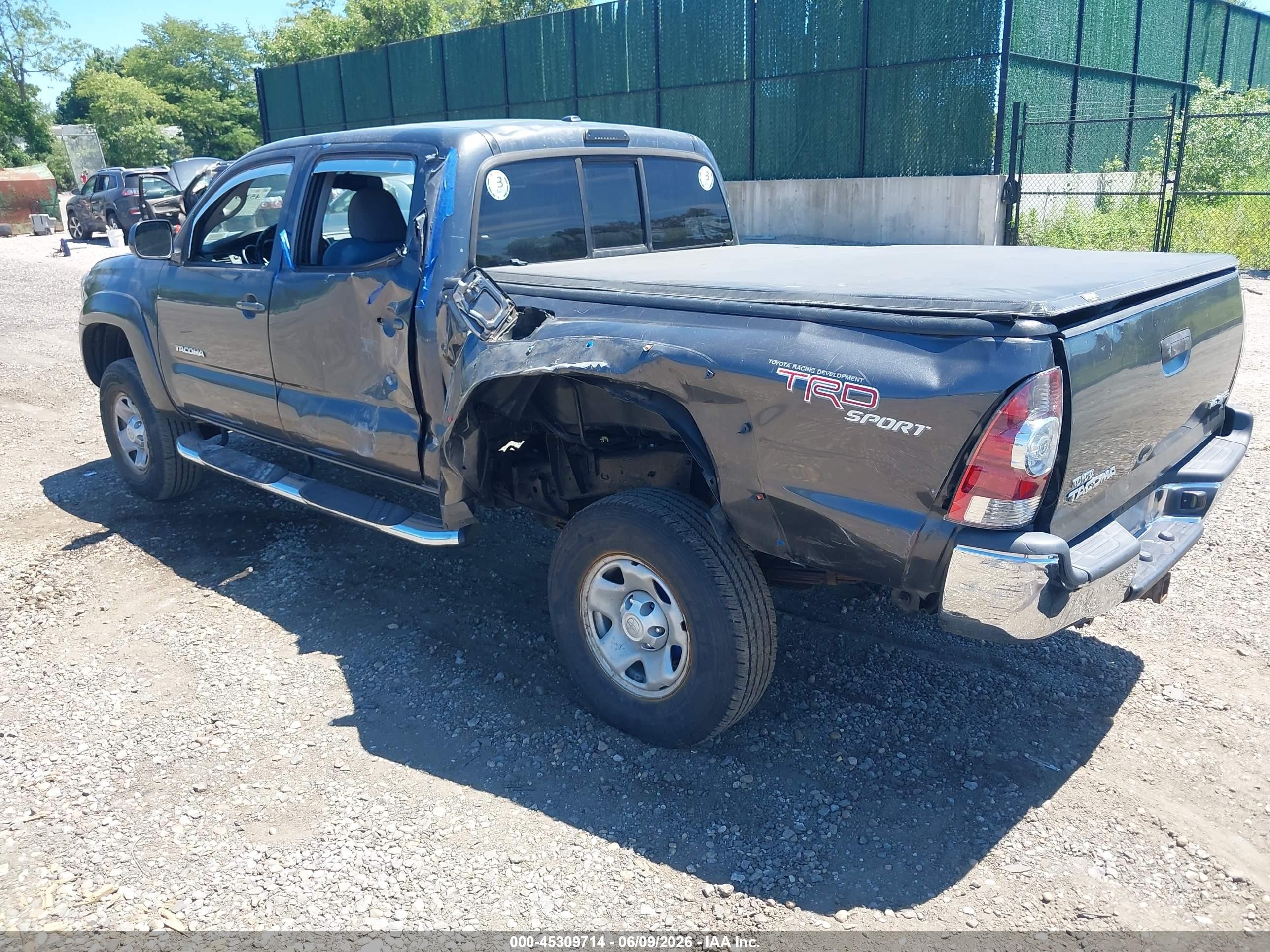 2009 Toyota Tacoma Base V6 Серый vin: 5TEMU52N89Z611287
