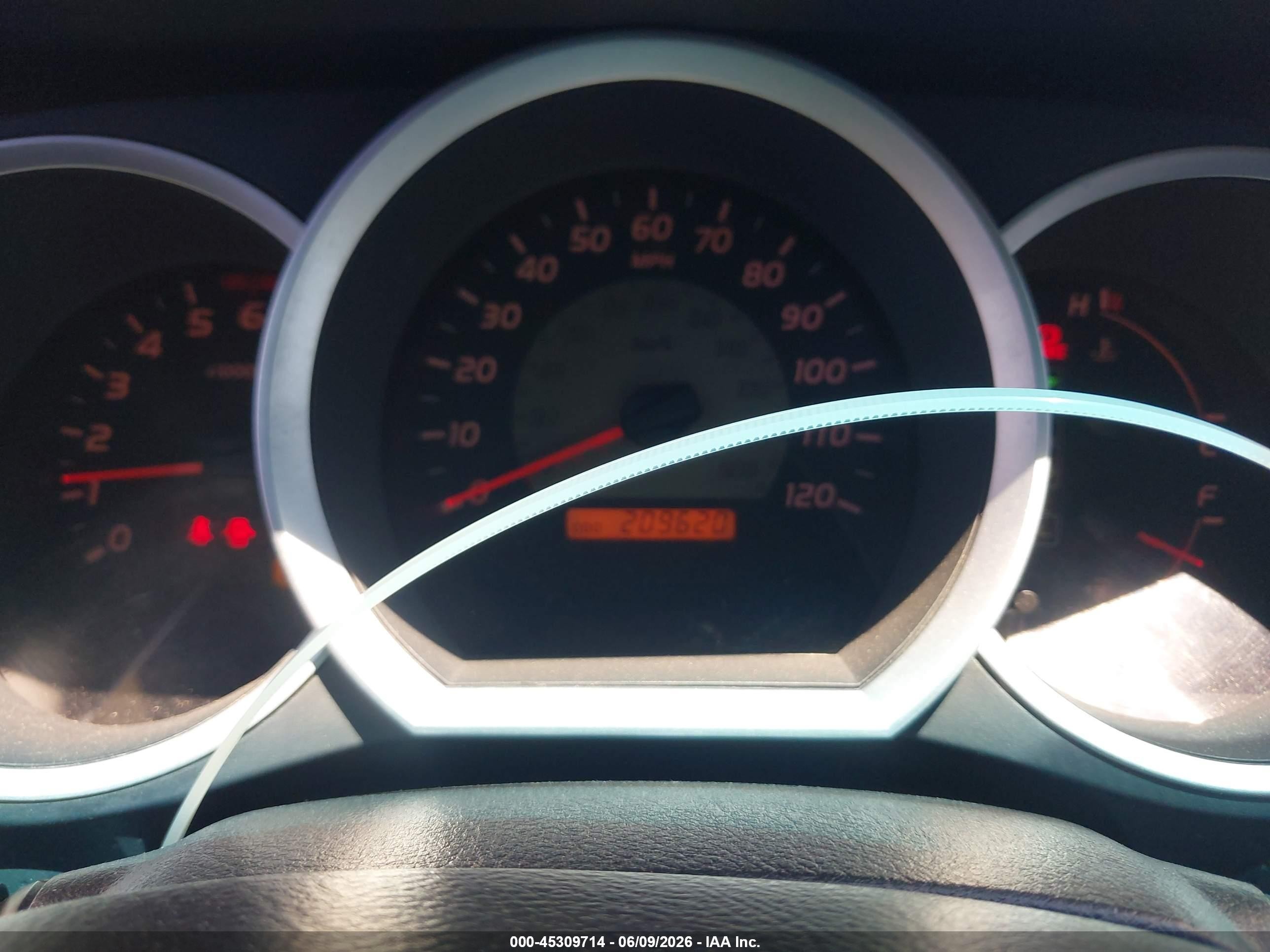 2009 Toyota Tacoma Base V6 Серый vin: 5TEMU52N89Z611287
