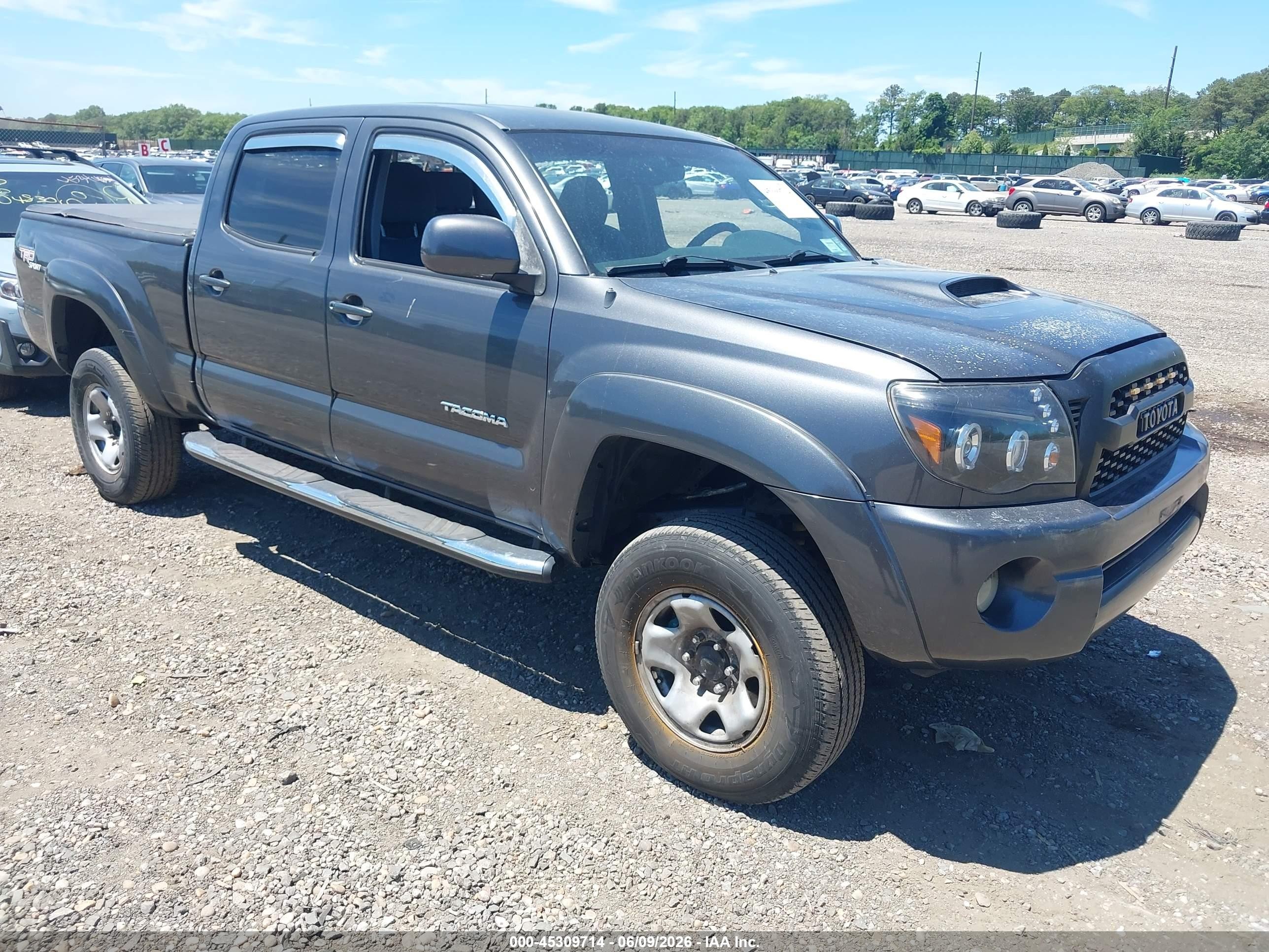 2009 Toyota Tacoma Base V6 Gray vin: 5TEMU52N89Z611287