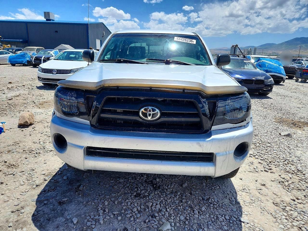 2005 Toyota Tacoma Double Cab Long Bed Silver vin: 5TEMU52N95Z084385