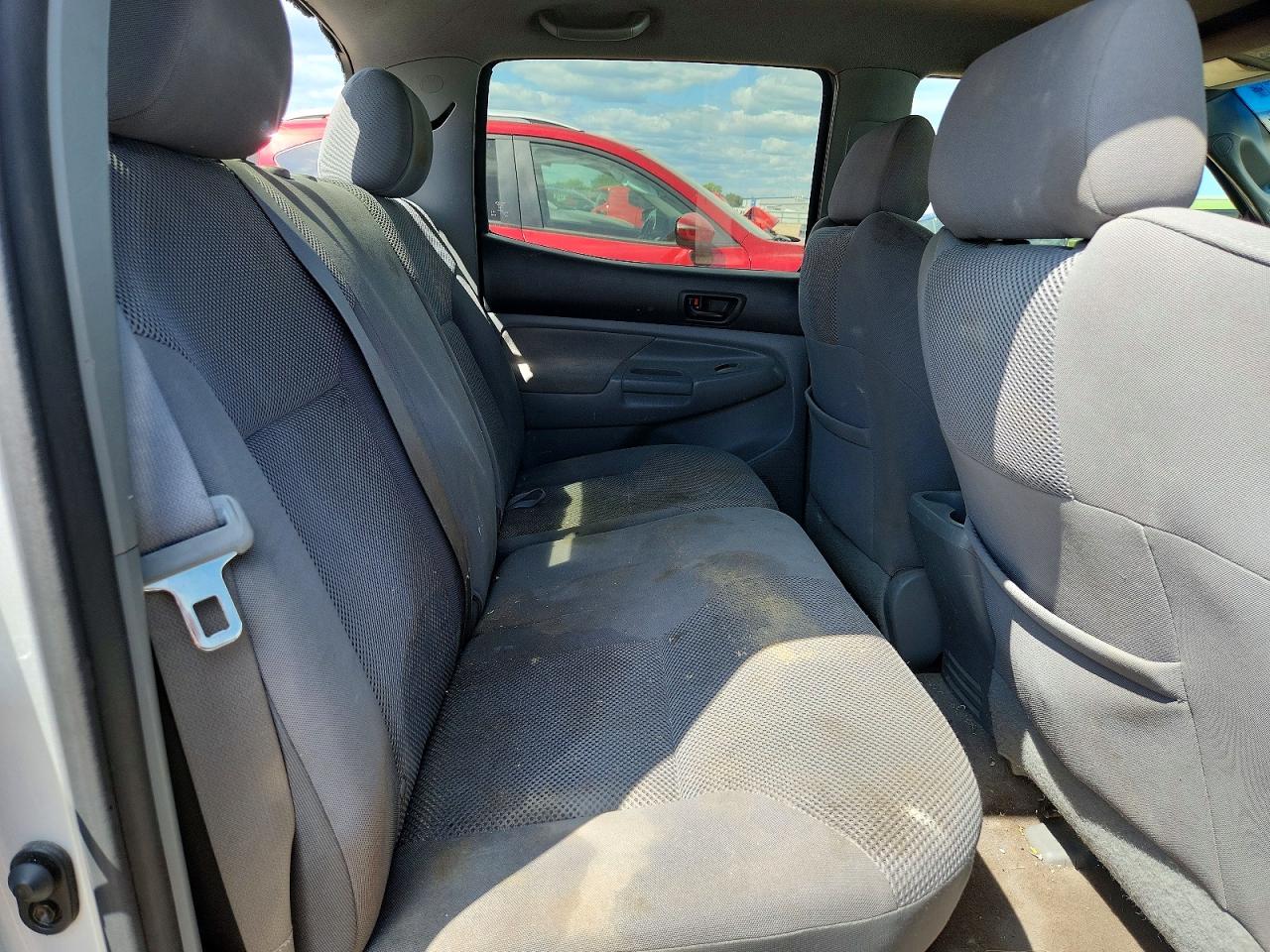 2006 Toyota Tacoma Double Cab Long Bed Silver vin: 5TEMU52N96Z264225