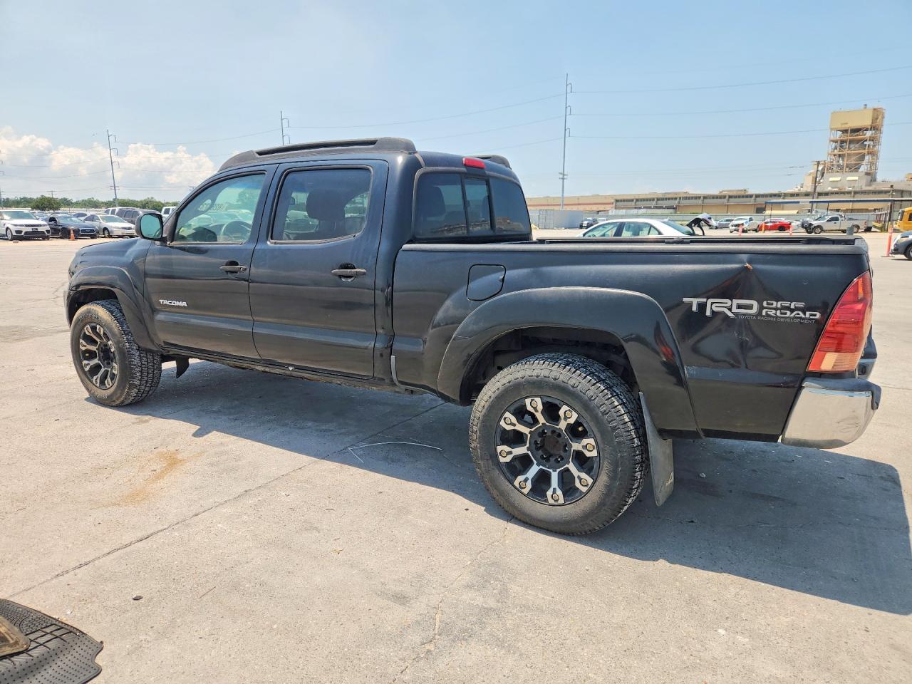 2007 Toyota Tacoma Double Cab Long Bed Black vin: 5TEMU52N97Z333710