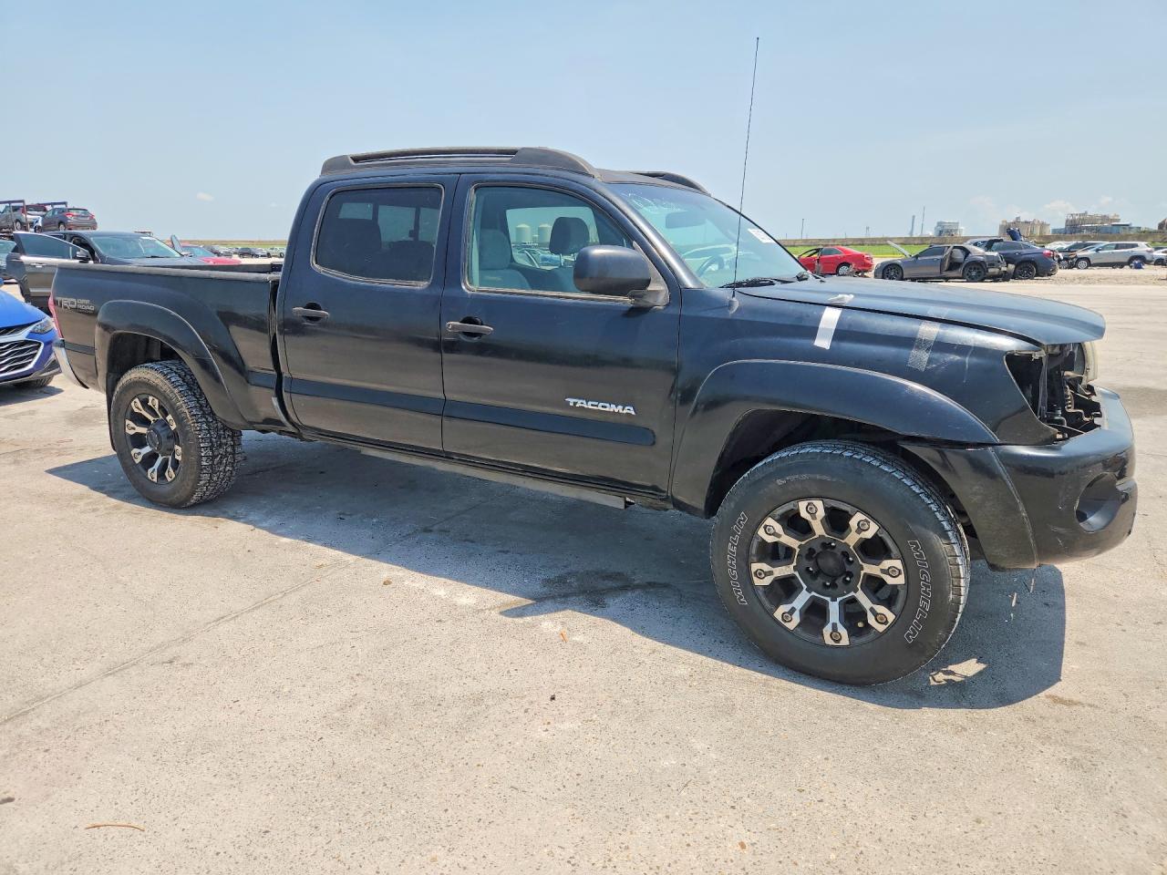 2007 Toyota Tacoma Double Cab Long Bed Black vin: 5TEMU52N97Z333710