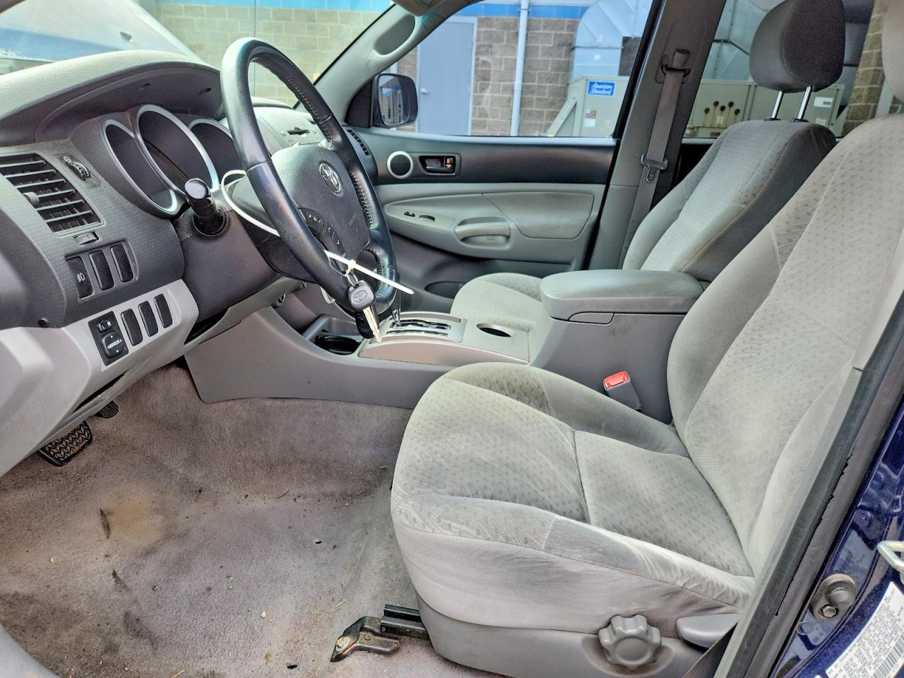 2007 Toyota Tacoma Double Cab Long Bed Blue vin: 5TEMU52N97Z370515