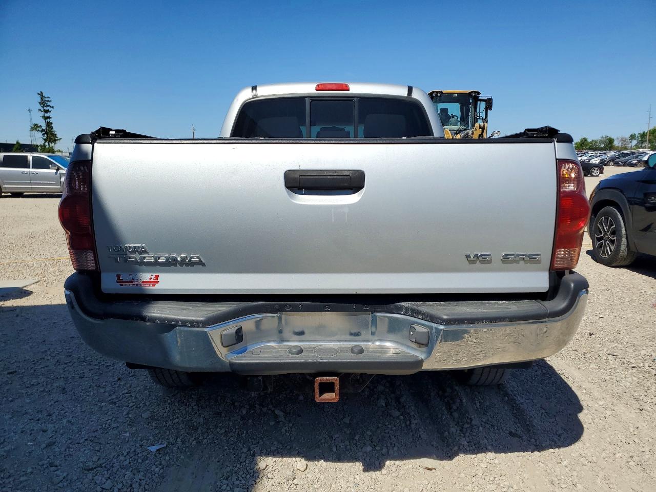 2005 Toyota Tacoma Double Cab Long Bed Silver vin: 5TEMU52NX5Z110623