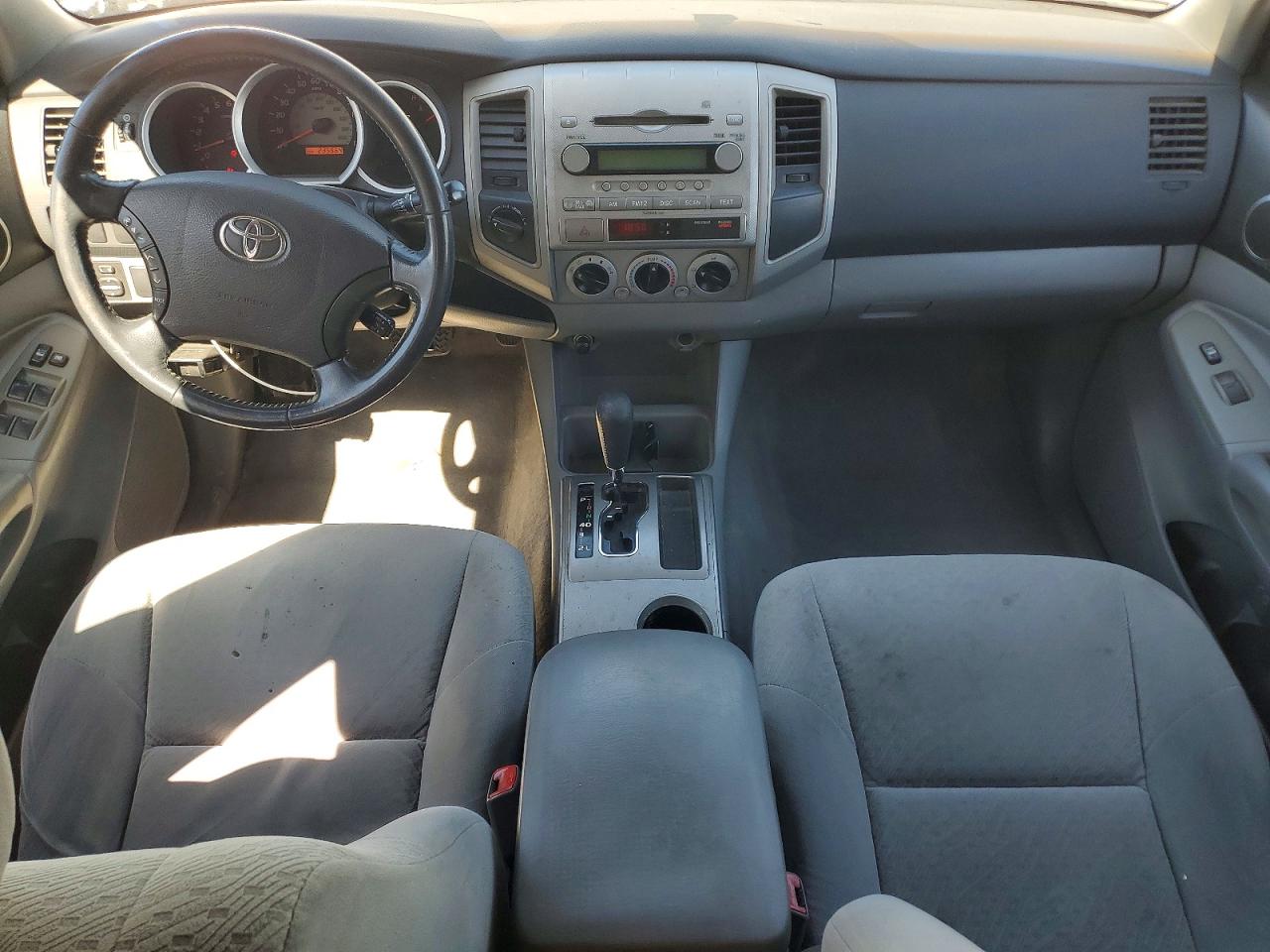 2005 Toyota Tacoma Double Cab Long Bed Silver vin: 5TEMU52NX5Z110623