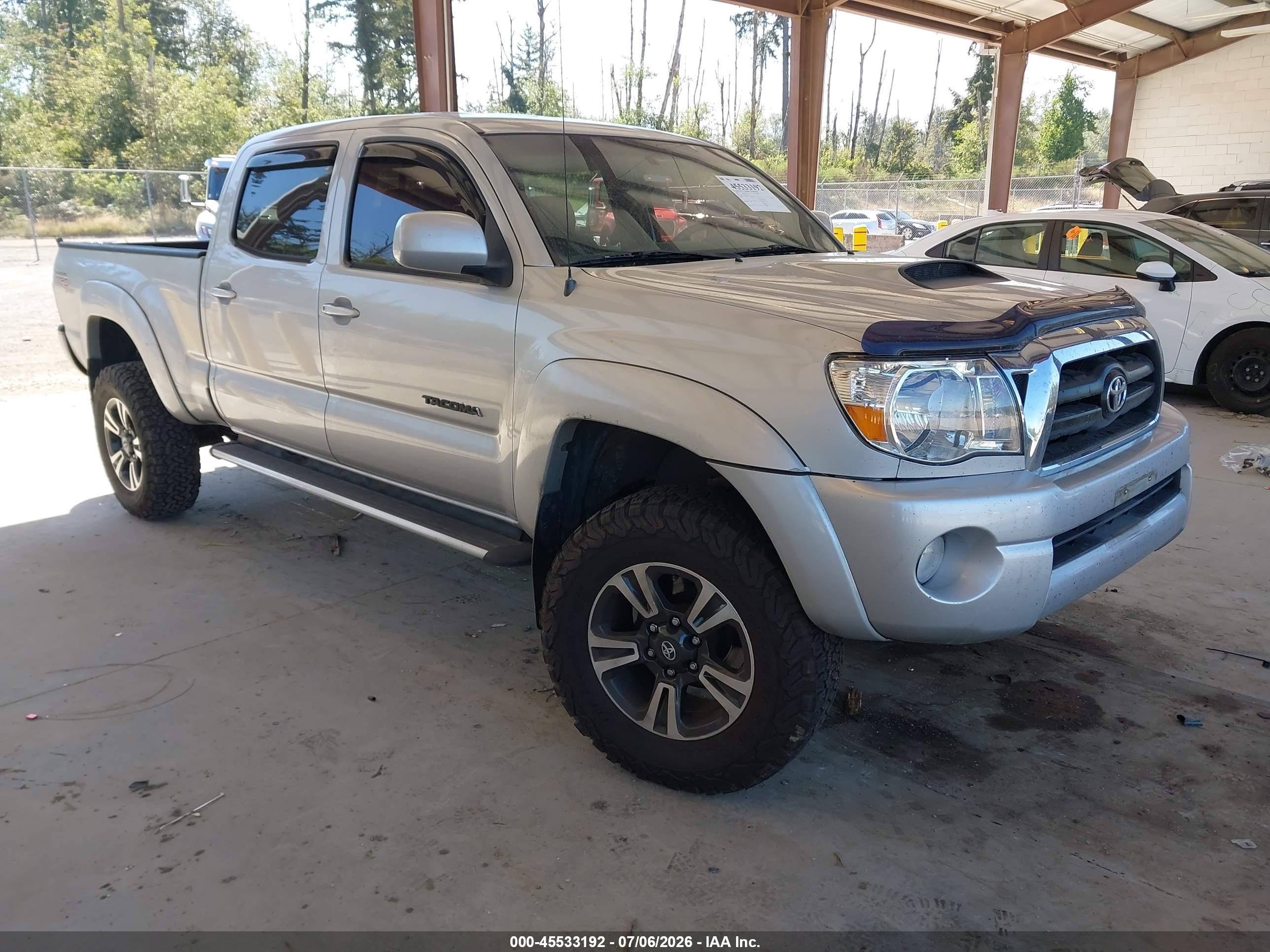 2006 Toyota Tacoma Base V6 Silver vin: 5TEMU52NX6Z147950