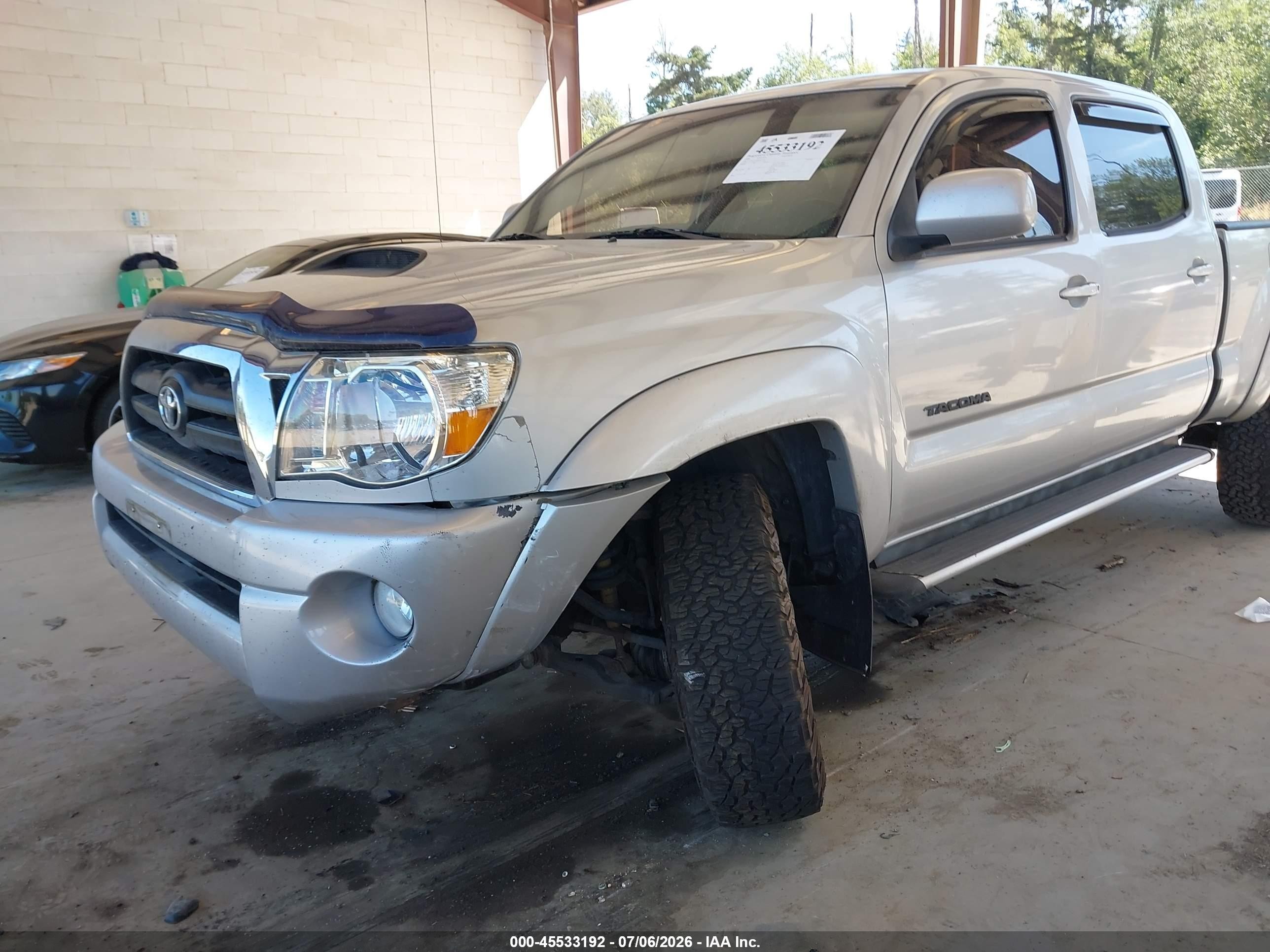 2006 Toyota Tacoma Base V6 Silver vin: 5TEMU52NX6Z147950