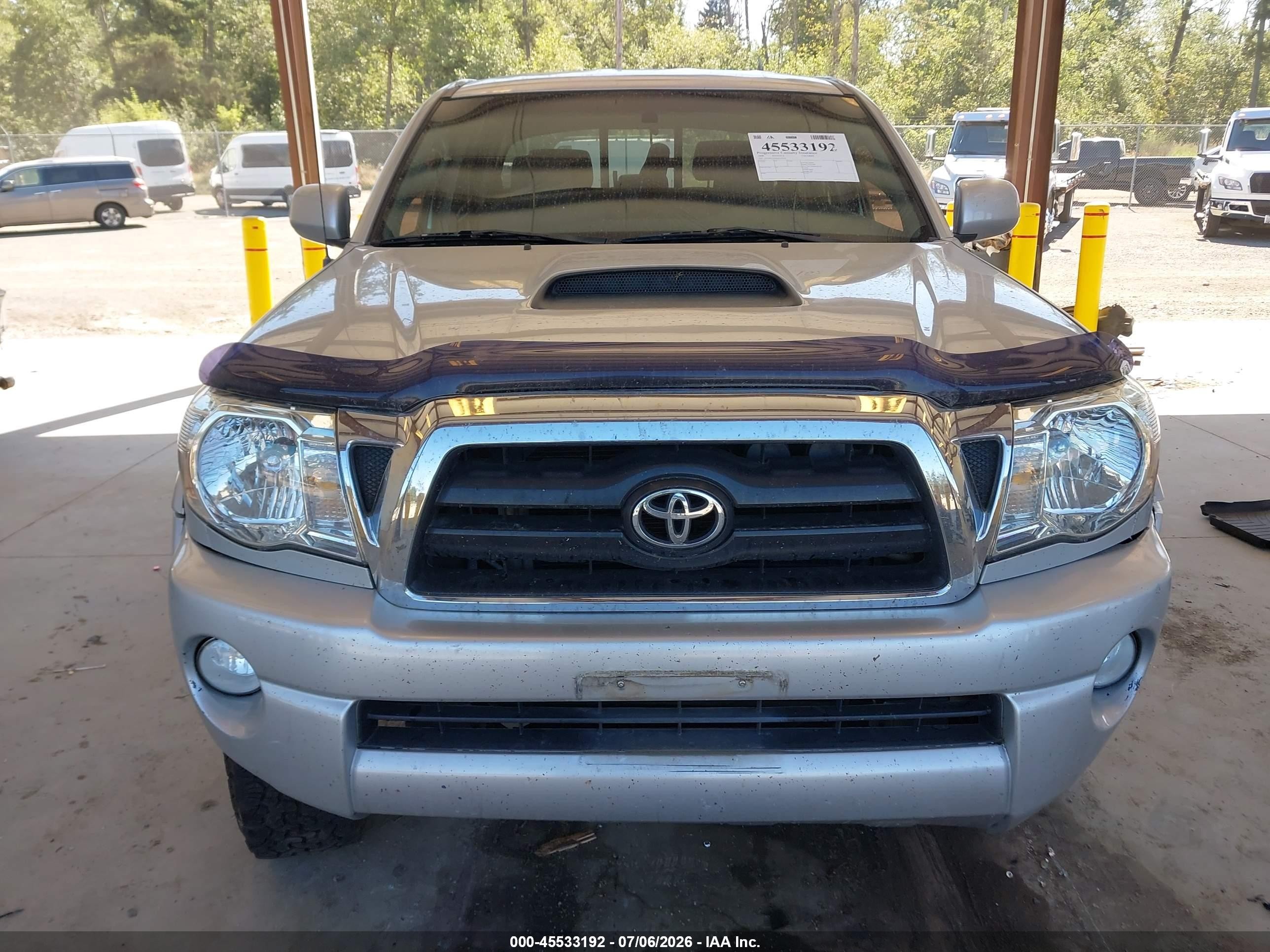 2006 Toyota Tacoma Base V6 Silver vin: 5TEMU52NX6Z147950
