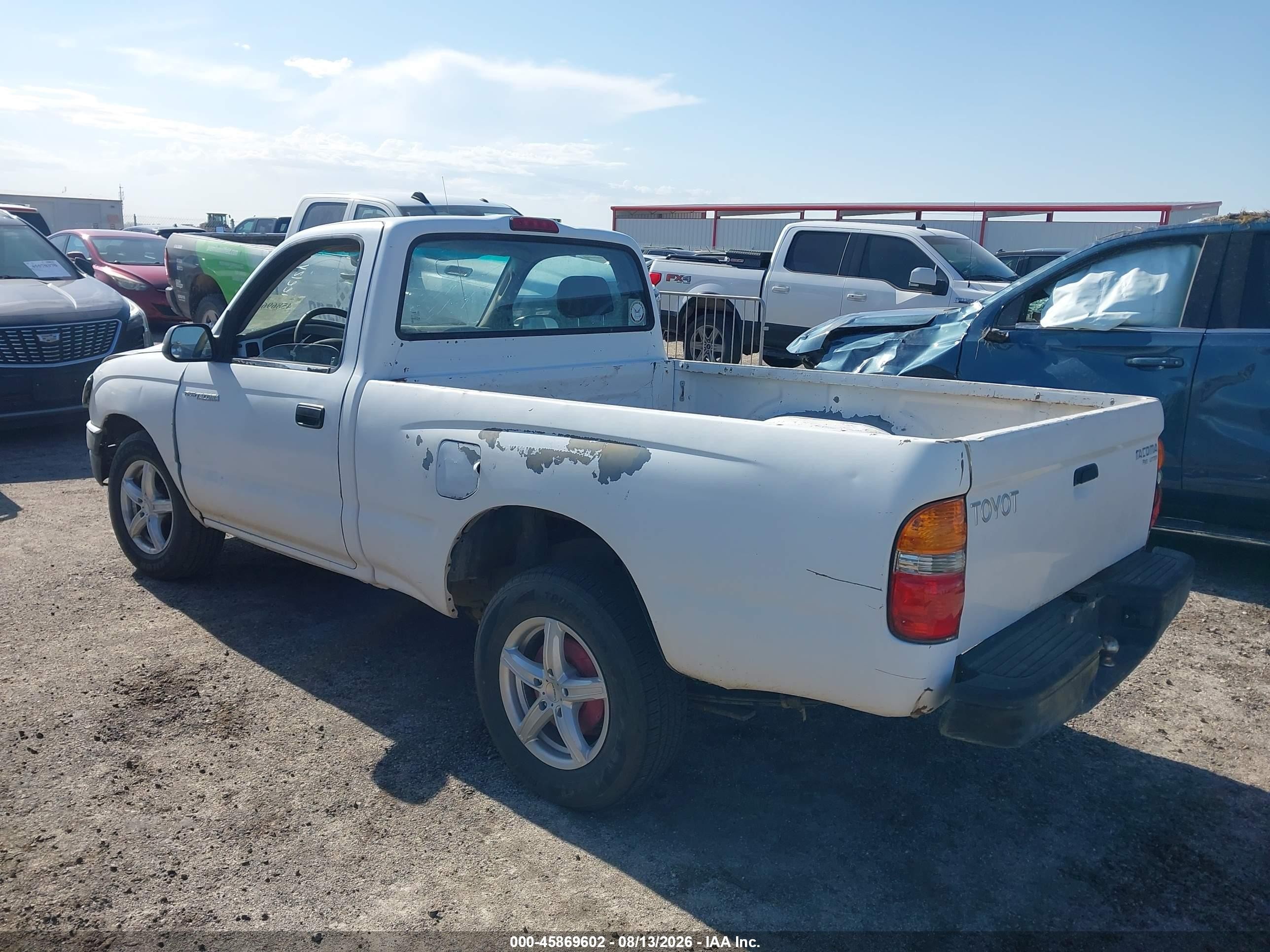 2001 Toyota Tacoma   Белый vin: 5TENL42N01Z822439