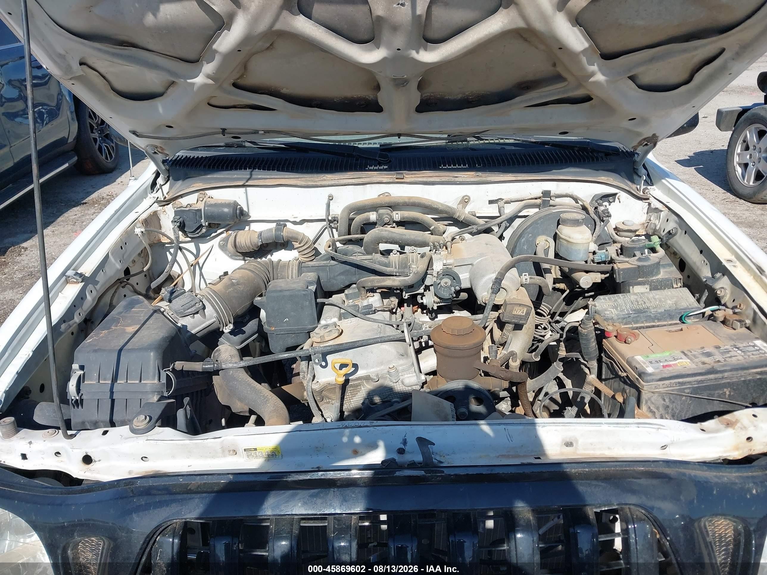 2001 Toyota Tacoma   Белый vin: 5TENL42N01Z822439