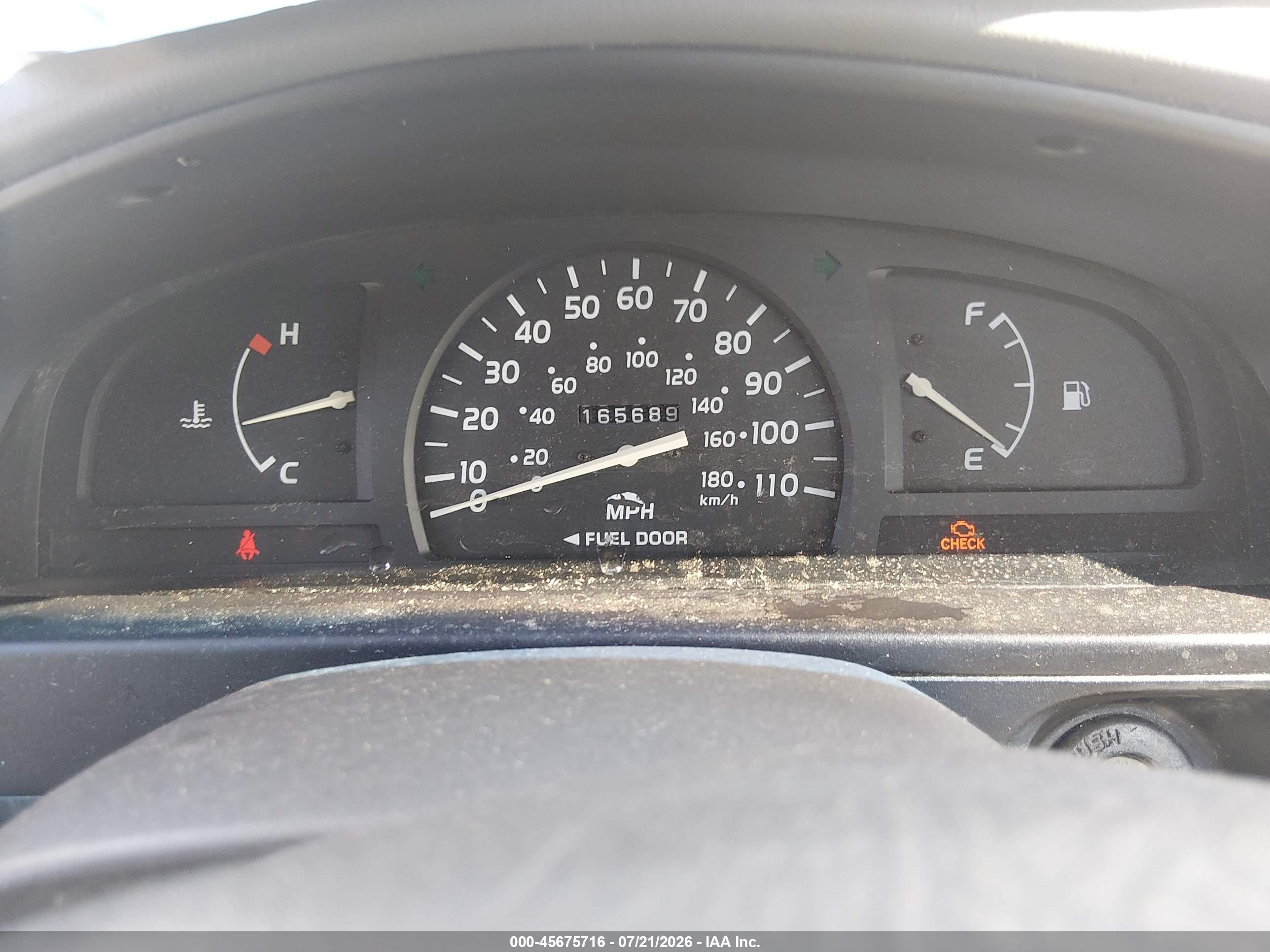 2003 Toyota Tacoma   Красный vin: 5TENL42N03Z149879