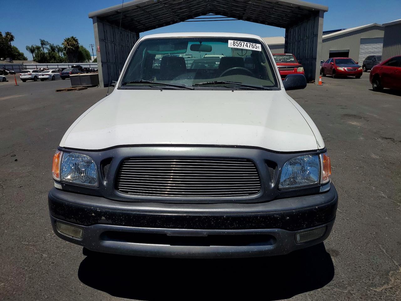 2004 Toyota Tacoma Base White vin: 5TENL42N04Z394067