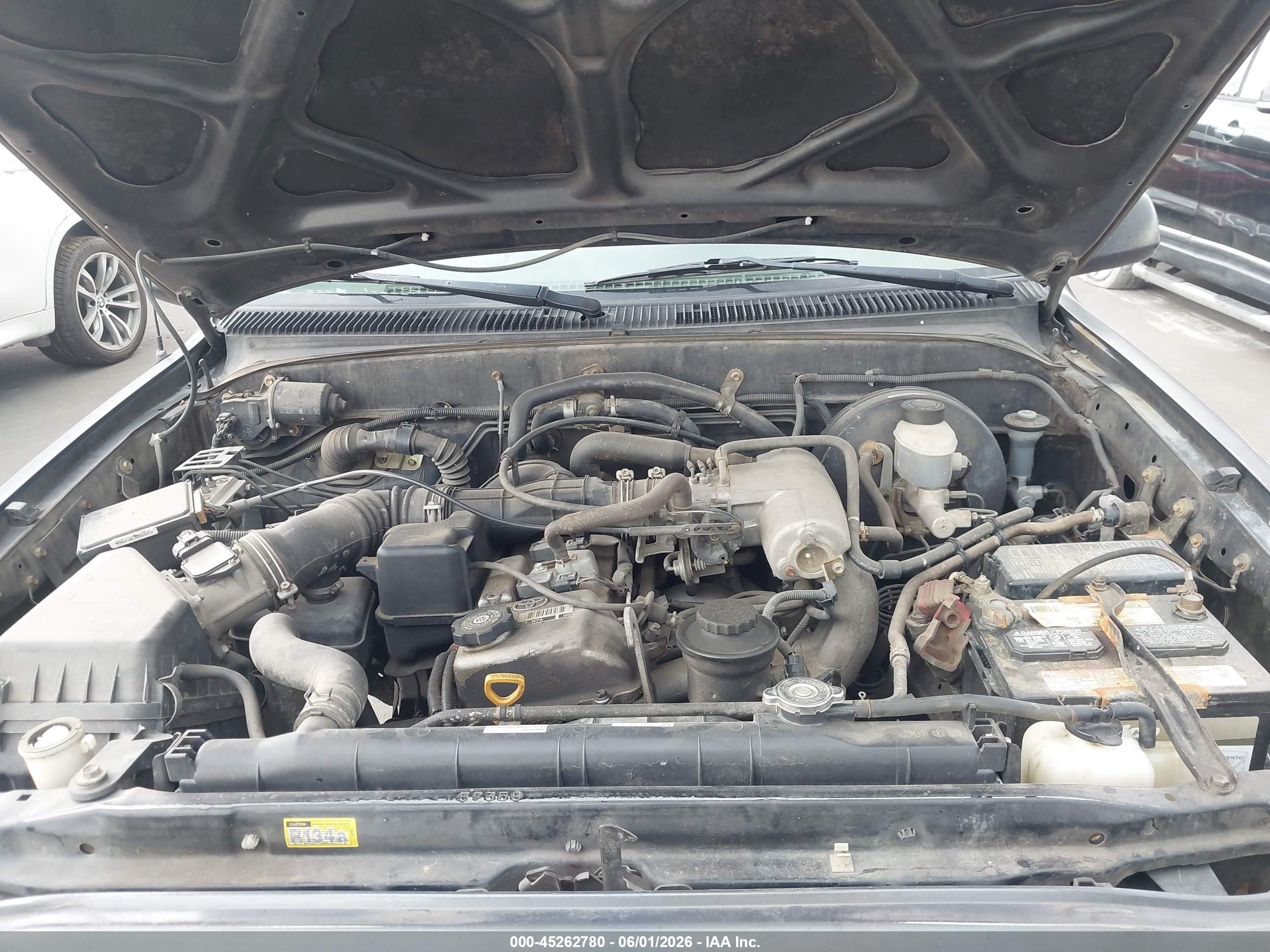 2004 Toyota Tacoma   Black vin: 5TENL42N04Z462769