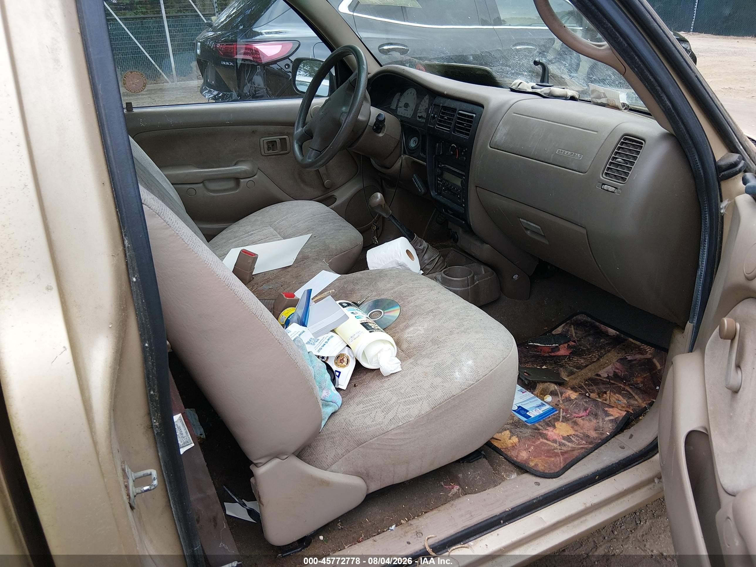 2001 Toyota Tacoma   Gold vin: 5TENL42N11Z728523