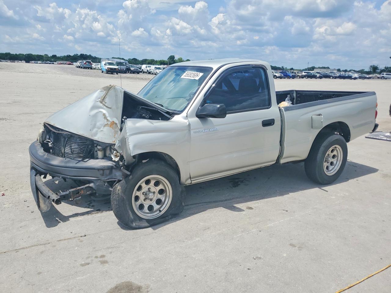 2001 Toyota Tacoma Base Gray vin: 5TENL42N11Z842344