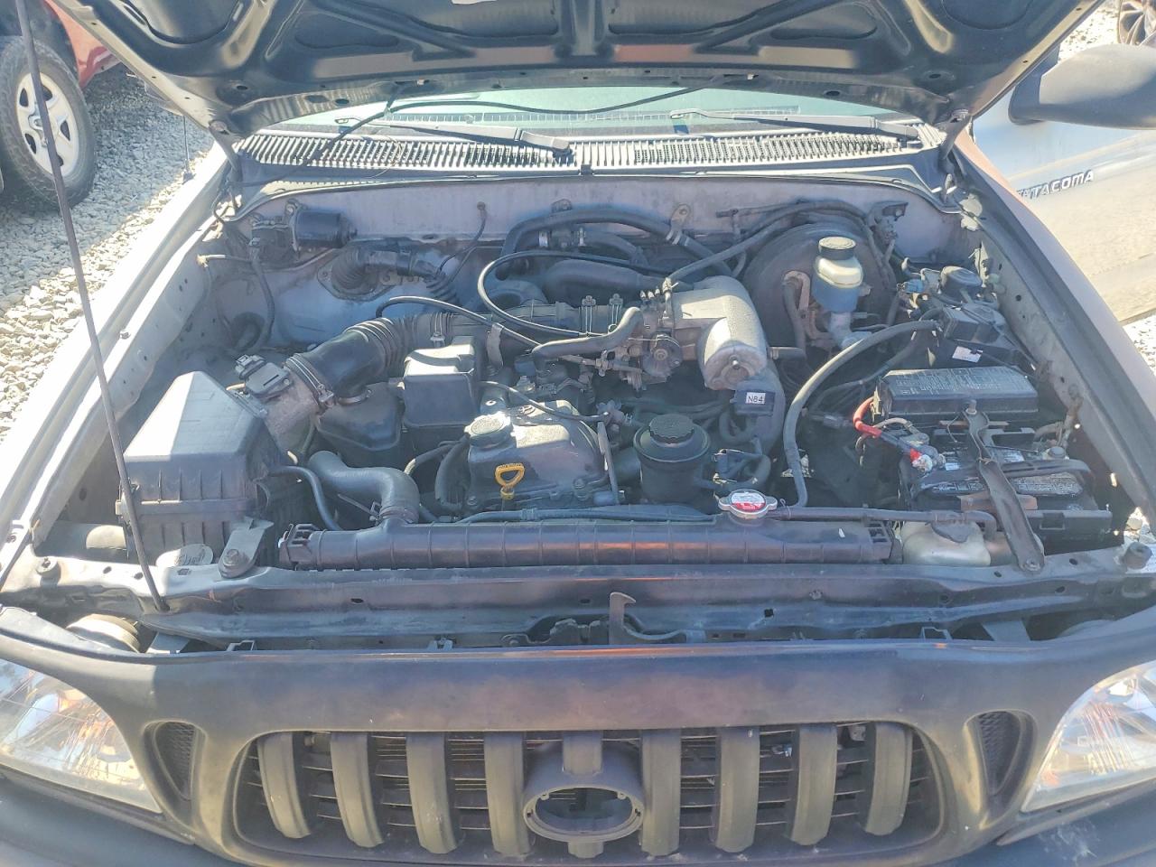 2001 Toyota Tacoma Base Gray vin: 5TENL42N21Z764611