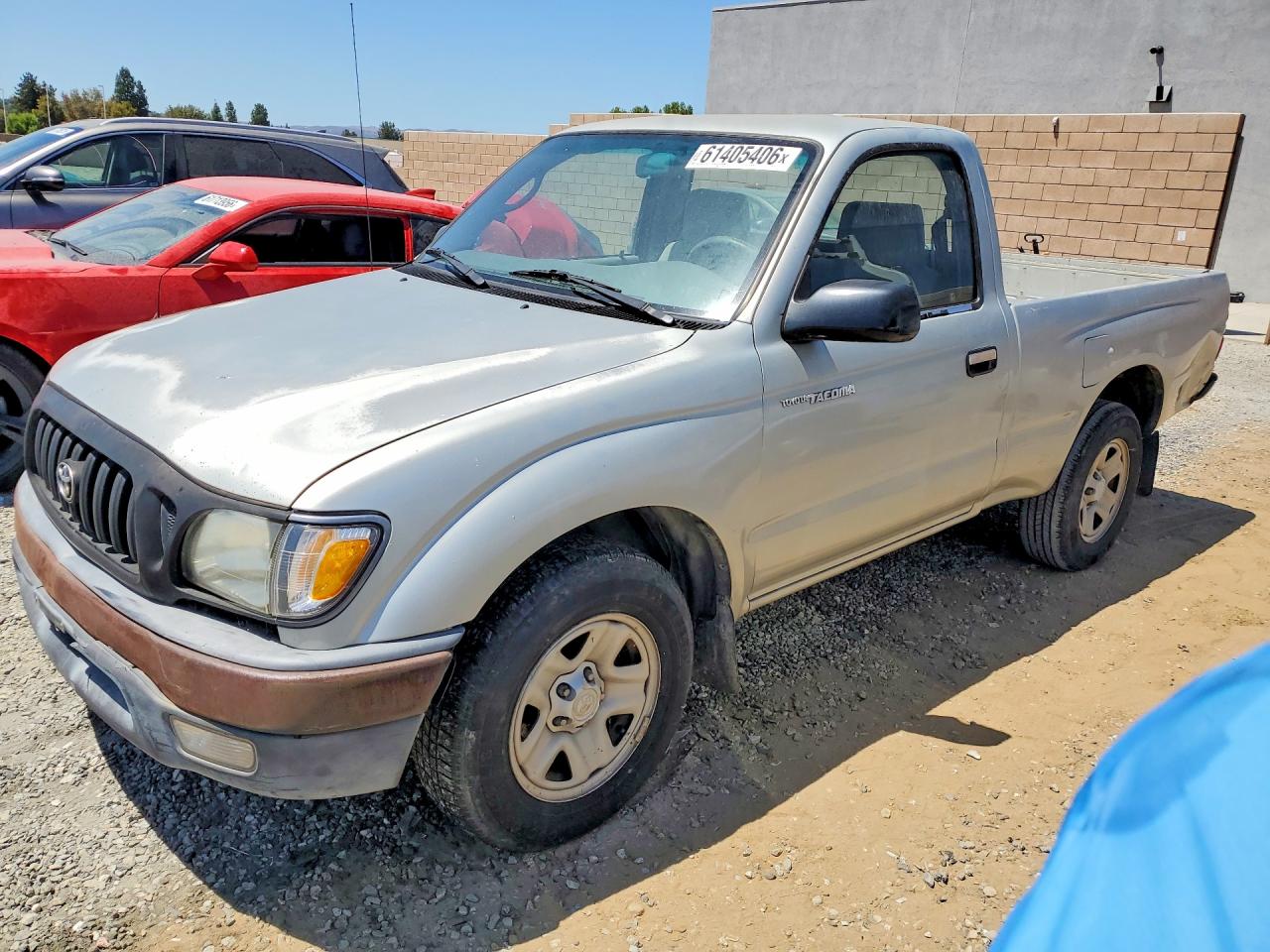 2002 Toyota Tacoma Base Серебряный vin: 5TENL42N22Z107728