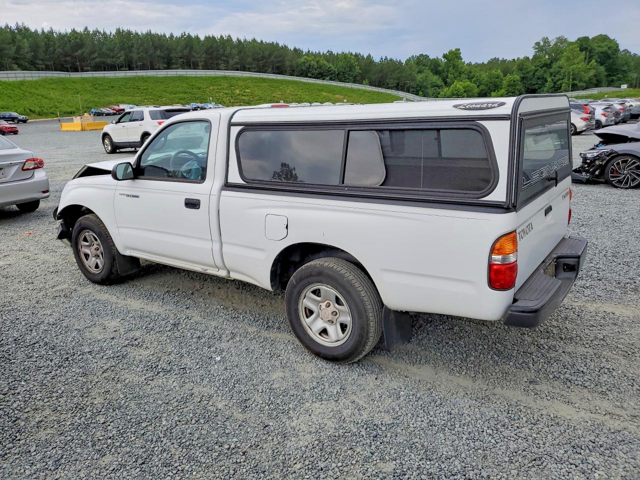 2002 Toyota Tacoma Base Белый vin: 5TENL42N22Z891263