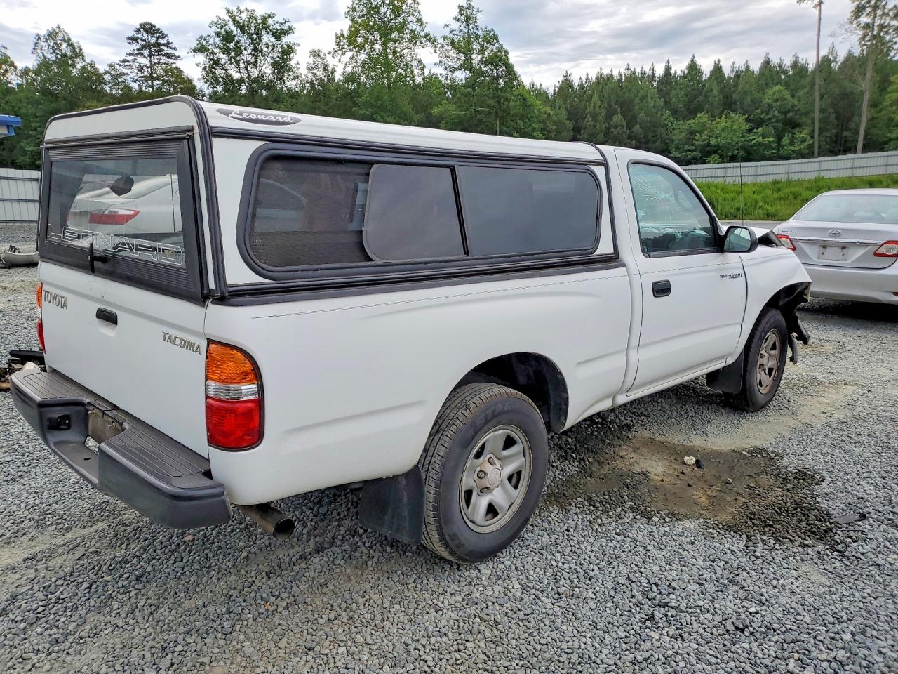 2002 Toyota Tacoma Base Белый vin: 5TENL42N22Z891263