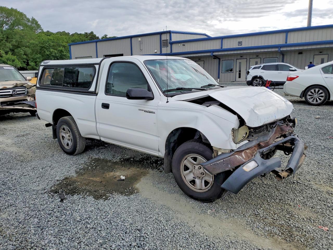 2002 Toyota Tacoma Base Белый vin: 5TENL42N22Z891263