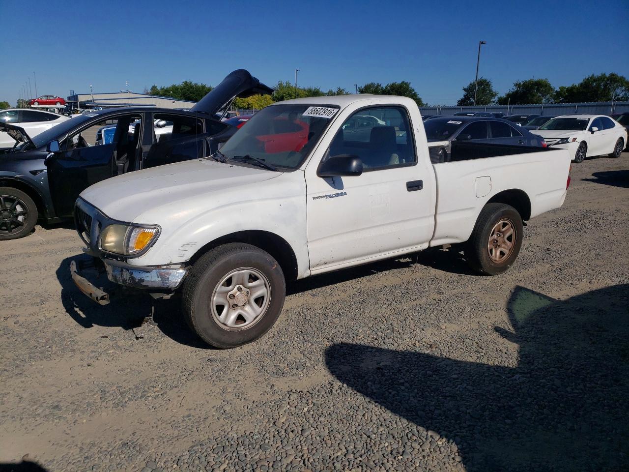 2001 Toyota Tacoma Base White vin: 5TENL42N31Z876530