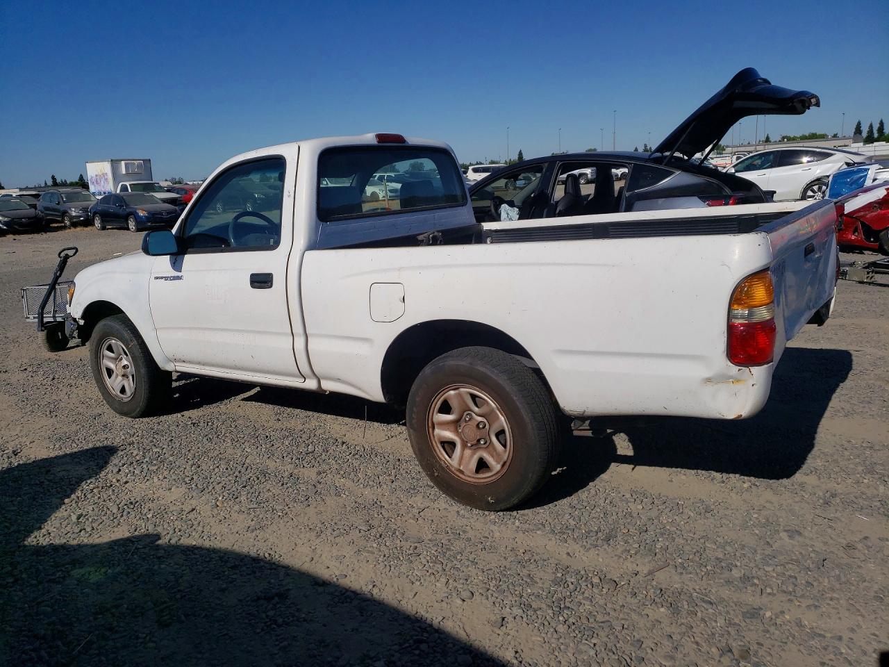 2001 Toyota Tacoma Base White vin: 5TENL42N31Z876530