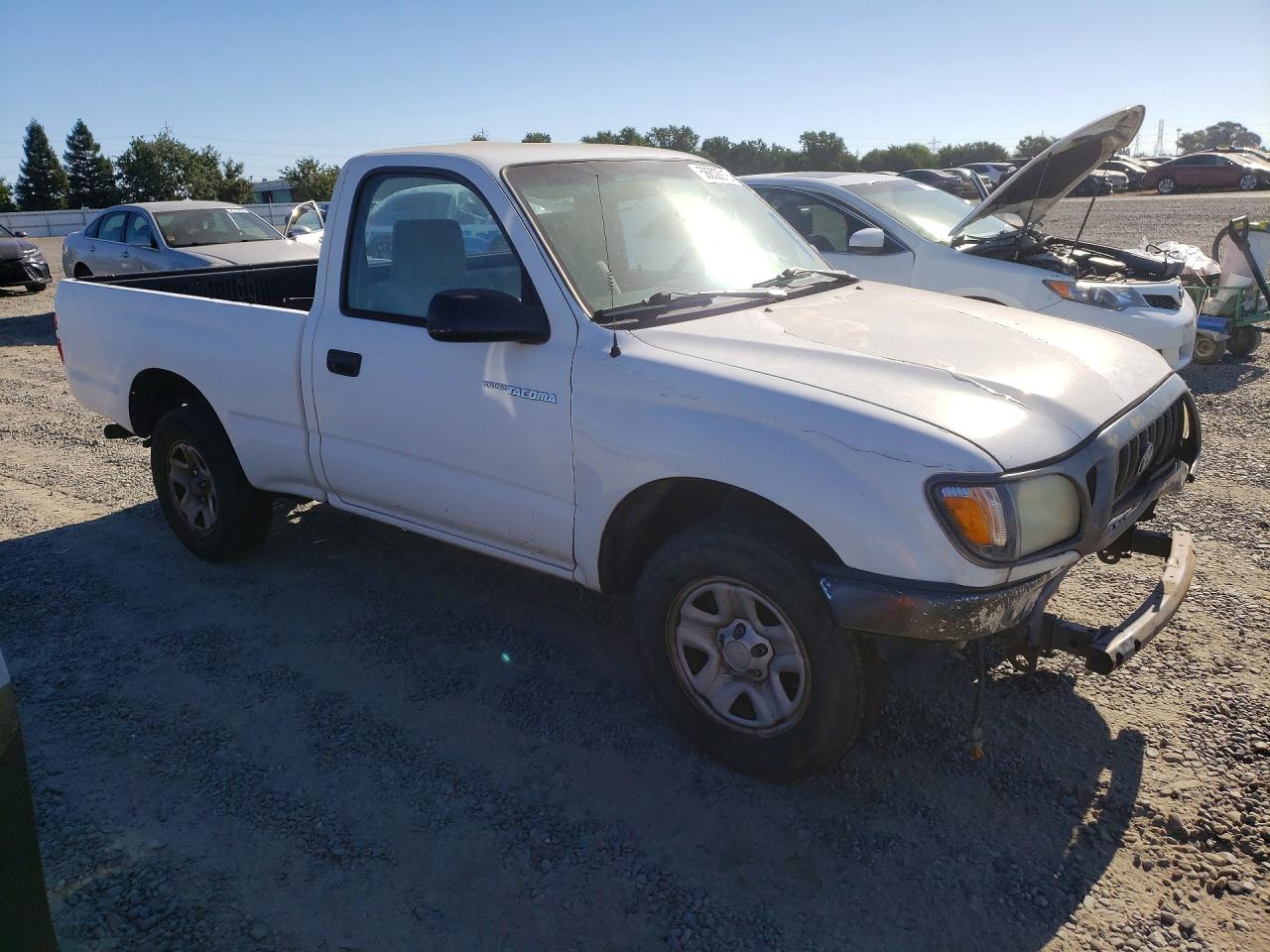 2001 Toyota Tacoma Base White vin: 5TENL42N31Z876530
