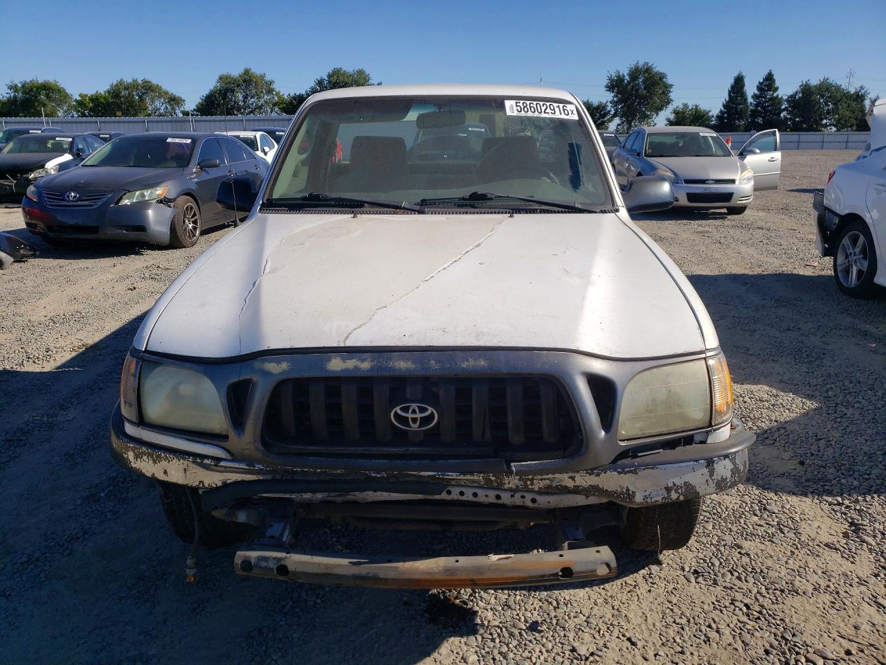 2001 Toyota Tacoma Base White vin: 5TENL42N31Z876530