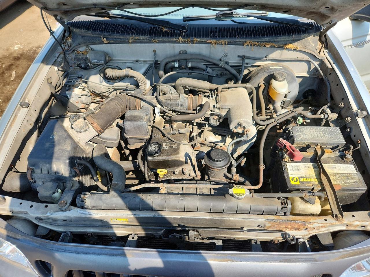2003 Toyota Tacoma Base Silver vin: 5TENL42N33Z242671