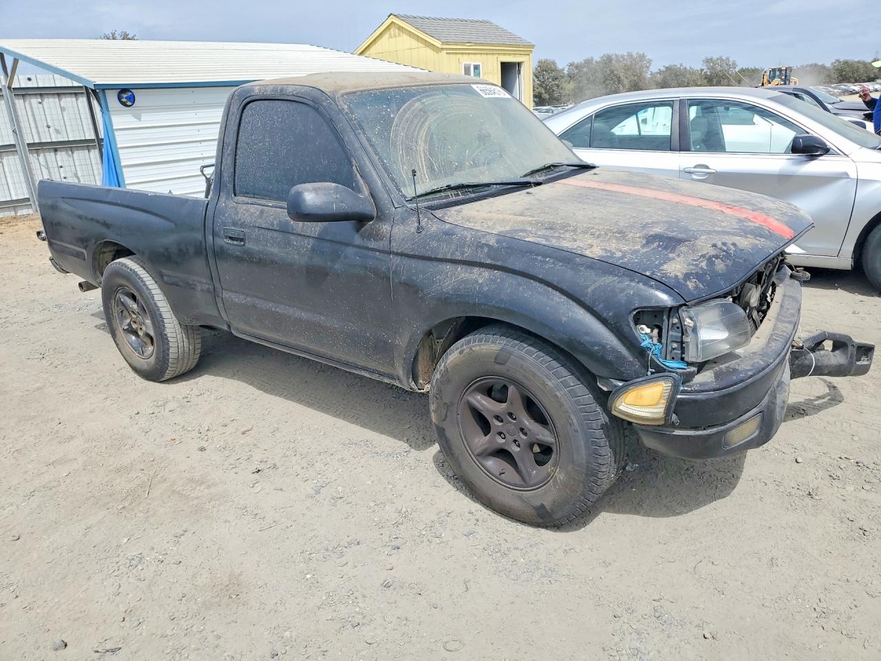 2001 Toyota Tacoma Base Black vin: 5TENL42N41Z766697
