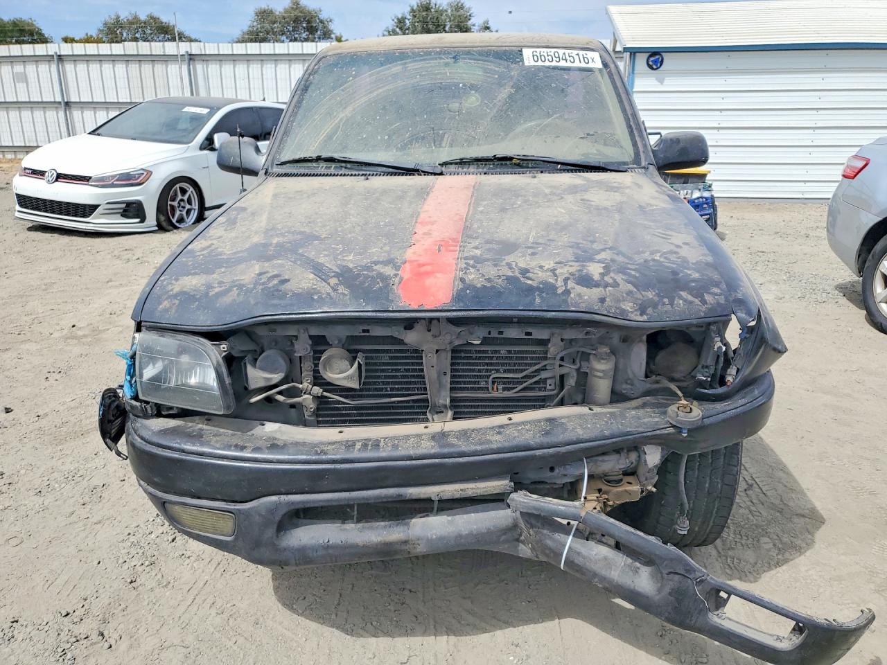 2001 Toyota Tacoma Base Black vin: 5TENL42N41Z766697