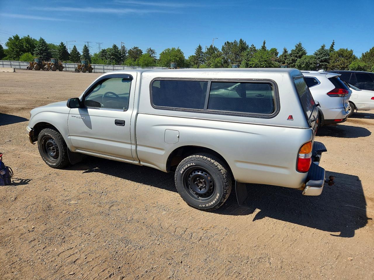 2002 Toyota Tacoma Base Silver vin: 5TENL42N42Z095632