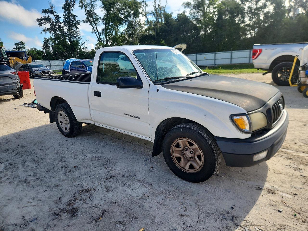 2004 Toyota Tacoma Base White vin: 5TENL42N44Z394184