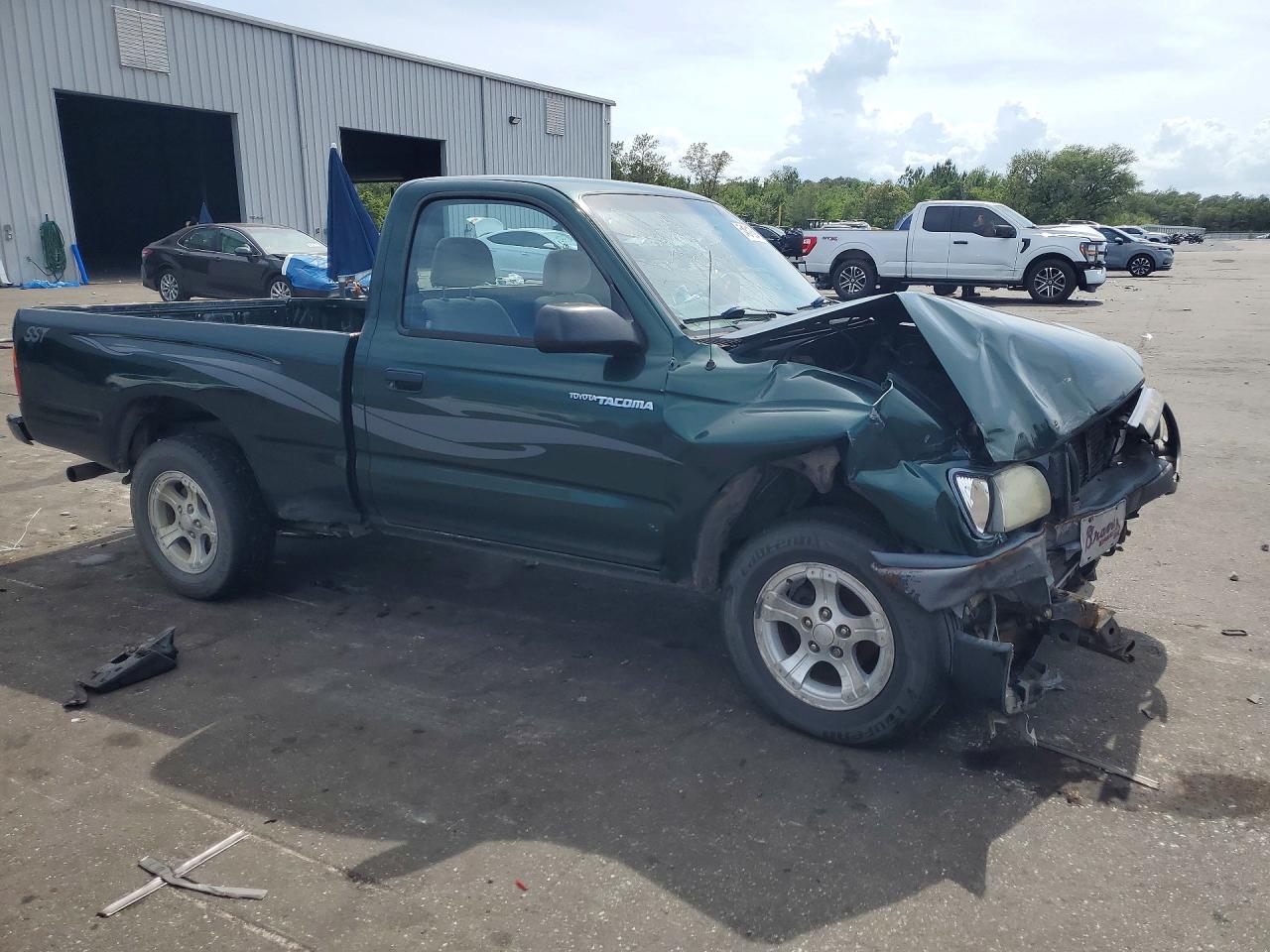 2001 Toyota Tacoma Base Green vin: 5TENL42N51Z733465