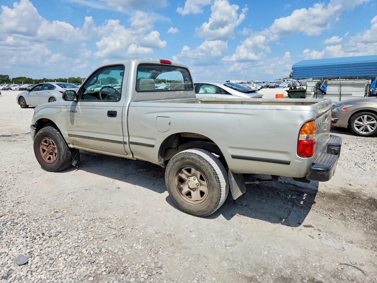 2002 Toyota Tacoma Base Silver vin: 5TENL42N52Z127634