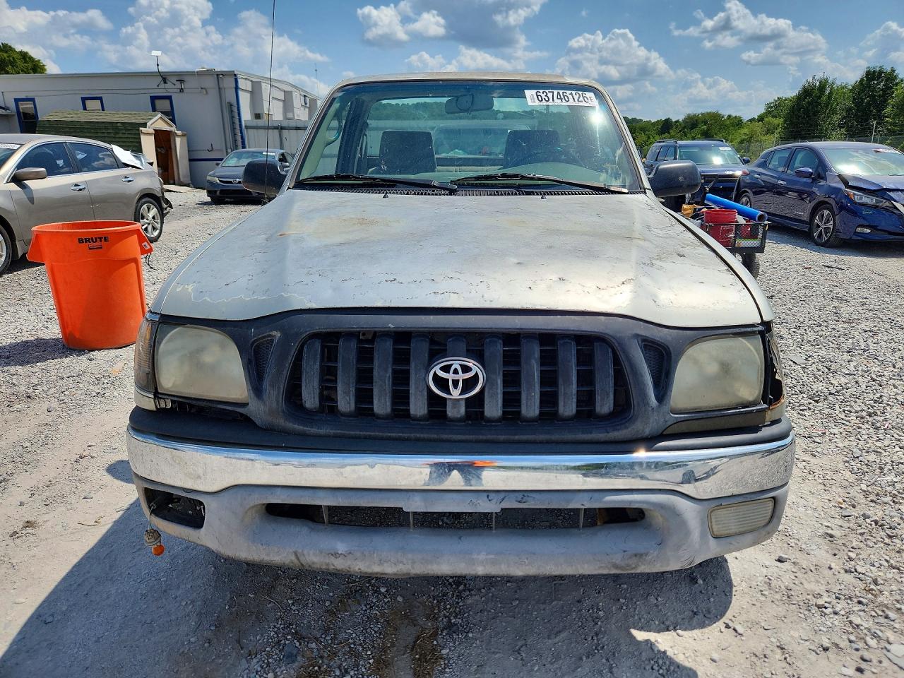 2002 Toyota Tacoma Base Silver vin: 5TENL42N52Z127634