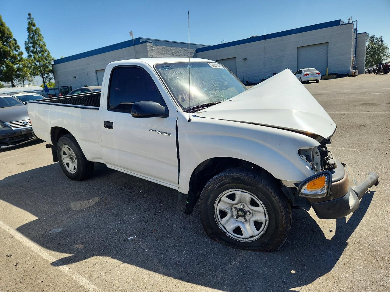 2003 Toyota Tacoma Base White vin: 5TENL42N53Z179797