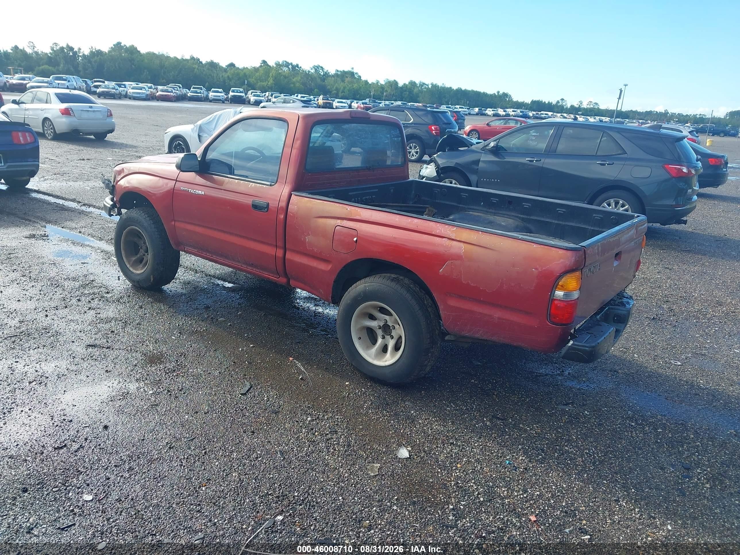 2001 Toyota Tacoma   Red vin: 5TENL42N61Z766751