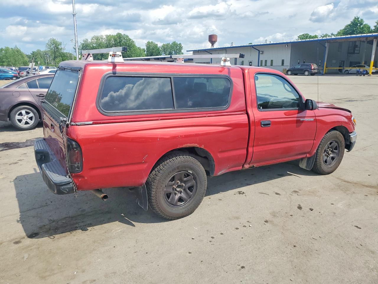 2002 Toyota Tacoma Base Red vin: 5TENL42N62Z021869