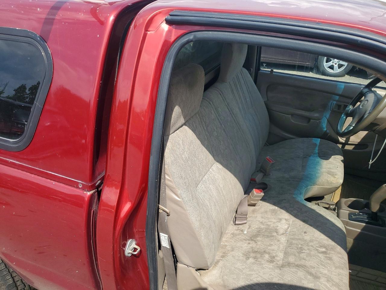 2002 Toyota Tacoma Base Red vin: 5TENL42N62Z021869