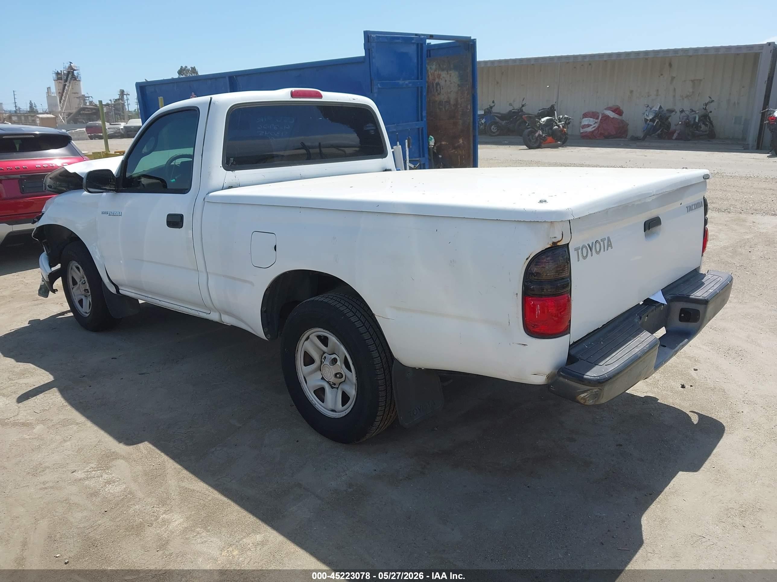 2003 Toyota Tacoma   Белый vin: 5TENL42N63Z190517