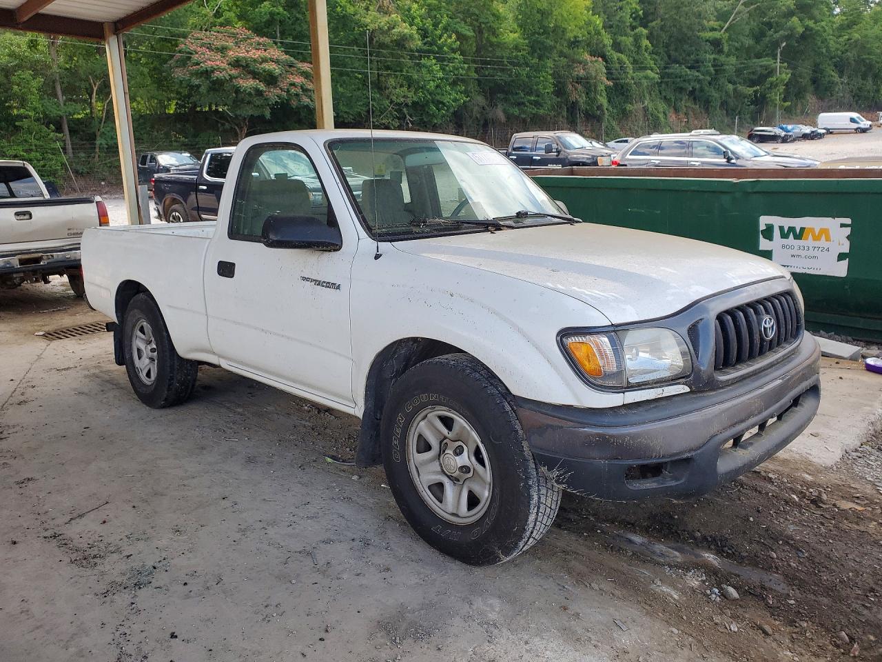 2003 Toyota Tacoma Base White vin: 5TENL42N63Z211589