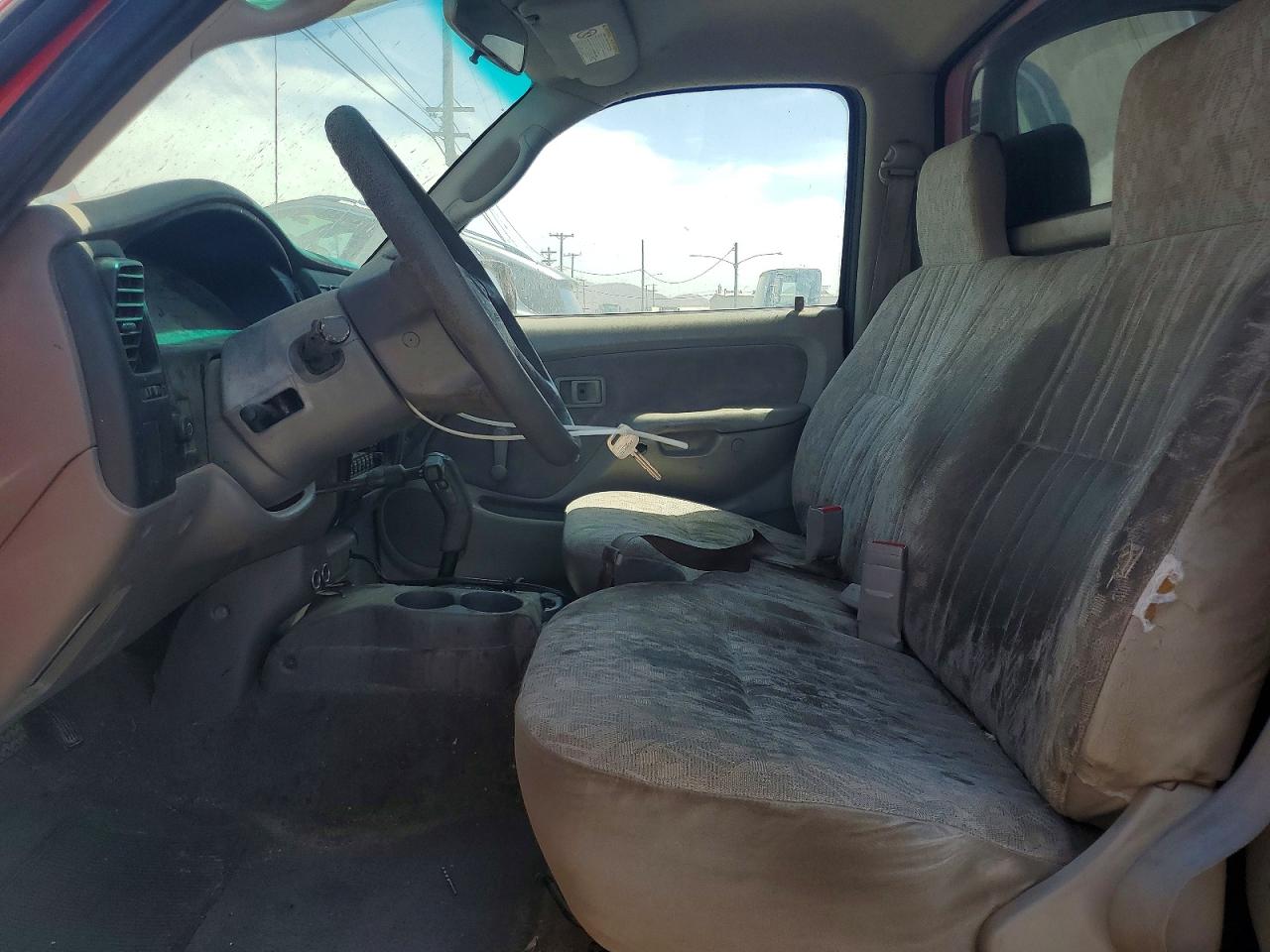 2003 Toyota Tacoma Base Red vin: 5TENL42N63Z286258