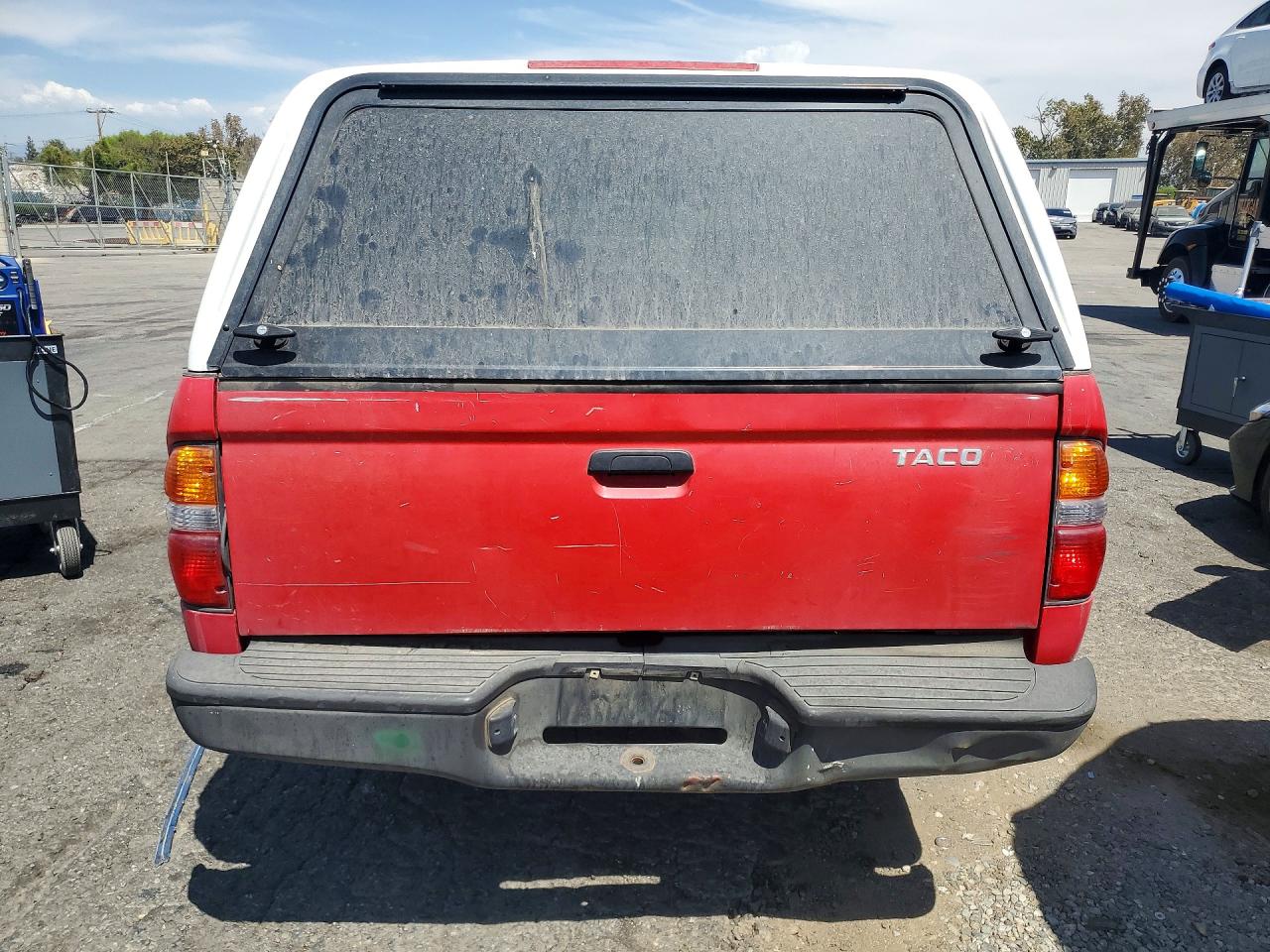 2003 Toyota Tacoma Base Red vin: 5TENL42N63Z286258